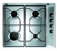 Indesit PAA 642 IX/I WE1 Acier inoxydable Intégré (placement) 58 cm Gaz 4 zone(s