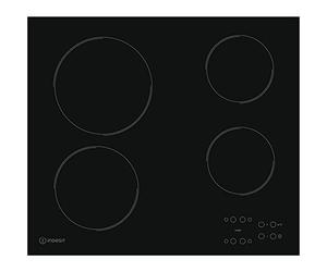 Indesit RI 161 C Noir Intégré Céramique - Plaques (Noir, Intégré, Céramique, Verre-céramique, Tactil, LED)