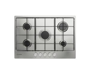 Indesit THP 752 IX/I 1 Acier inoxydable Intégré 75 cm Gaz 5 zone(s)