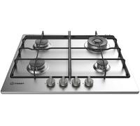 Indesit THP 642 W/IX/I RU Acier inoxydable Intégré 58 cm Gaz 4 zone(s)