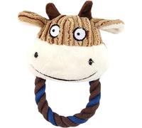 Indestructible Dog Toys, Bite-Resistant Plush Dog Toy, Aggressive Chewers Small Medium Large Breed, Wear-Resistant Plush Dogs, Crinkle Squeaky Dog Toys for Teething, Duck Interactive Puppy Toys