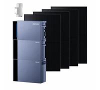 INDEVOLT SolidFlex 2000 batterie solaire 7,2 kWh et 4×500W+SFA1800+SFA3600 | 4 MPPT, Kit panneau solaire avec batterie, 2 400 W AC Output, LiFePO4 semi-solide, extensible à 60 kWh, Plug & Play