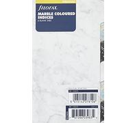 Index 6 onglets vierges en marbre personnel