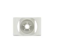 INDEX A PERFECT FIXING - FGBASEGR [FG-BASE] Base pour brides, installation avec pistolet à gaz, nylon, couleur grise, dimensions : Ø3, boîte de 100 unités