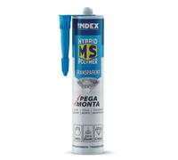INDEX A PERFECT FIXING - MSTR290 [MS-TR] Adhésif et scellant transparent sur base polymère hybride MS, pour joints invisibles, cartouche de 290 ml