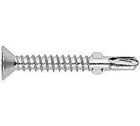 Index aba5538 - Vis Pointe Foret 2 ailes tete fraisee Phillips zincado 5,5 x 38