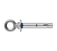 INDEX ACHAA208C - Anclaje antigiro para cargas medias. Argolla forjada inoxidable A2 (M6 x 45 Ø8, 100 uds.)