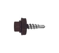 Index AFMD144819 FS 8017 Vis Fermier Métal-bois, RAL 8017, 4,8 x 19 P14 8017, 250 Pièces