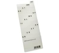 Index alphabétique A-Z, PP, A7 paysage, translucide, 12