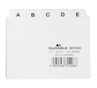 Index alphabétique A - Z, PP, format A7 paysage