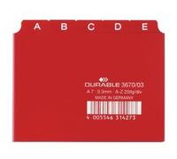 Index alphabétique A - Z, PP, format A7 paysage