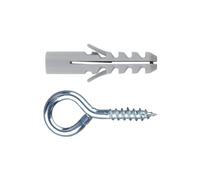 INDEX BZALHCT05 - Blister. Taco de nylon con hembrilla cerrada. Taco de nylon con hembrilla cerrada (5x25 Ø5 + 19x70 / 4,4x50, 20 uds.)