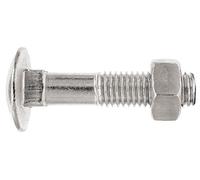 Index d603910025 - Vis metrico carrossier din-603 + Ecrou din-934 zincados M10 x 25