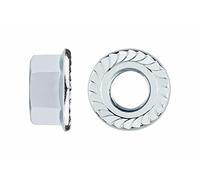 INDEX Écrou hexagonal à embase crantée M8 - Boite de 250 - Vis, pointes, boulons