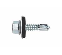 INDEX Fixing Systems ABE164825 [DIN-7504-K autoperceuse à tête hexagonale estampée Vis avec rondelle ARVUL (4,8 x 25, 4,8 x 25 mm, P16, Lot de 1000 pièces