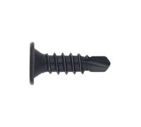 Index Fixing Systems BCP N - pack de 500 vis pour gabarit de tête extra plate et empreinte Phillips (recouvrement zingué) couleur Noir, BCPN4214