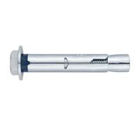 Index Pack de 100 fixations antigiro ACHT10L pour charges hautes, recouvrement zingué, vis hex 6,8 mm