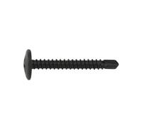 Index Fixing Systems tAEN - Pack de 500 vis pour gabarit de tête alomada basse, empreinte Phillips et rondelle d'abeille (recouvrement zingué) couleur Noir, TAEN4216
