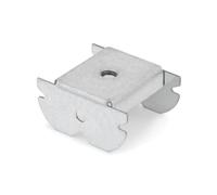 INDEX HOCRM647 - Horquilla de cuelgue Recta para perfil de 47 mm (M6, 100 uds.)