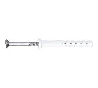 INDEX LSTCCC05025 - Bolsa Autoservicio. Taco clavable de poliamida 6.6, premontado con tornillo rosca-arpón. Taco con cabeza cilíndrica (5 x 25 Ø5, 10 uds.)