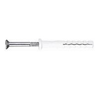 INDEX LSTCCC08060 - Bolsa Autoservicio. Taco clavable de poliamida 6.6, premontado con tornillo rosca-arpón. Taco con cabeza cilíndrica (8 x 60 Ø8, 6 uds.)