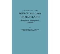 Index Of The Source Records Of Maryland