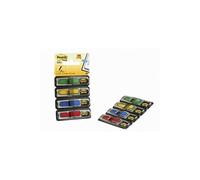 Index Post-it - 4 x 24 index Flèches de couleur Rouge, Vert, Bleu et Jaune 12x44mm