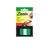 SIGEL Marque-pages adhésifs HN493 Z-Marker film transparent 50 feuilles 4,3×2,5 cm Color-Tip vert