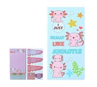 Index simples onglets colle tampon adhésif dessin animé note ensemble de beaux mémos pour les travailleurs de bureau mémos simples index adhésifs onglets note de dessin animé