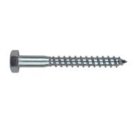 INDEX TB10160 - Tornillo con rosca para madera y aglomerado Cabeza hexagonal. Zincado (10 x 160, 50 uds.)