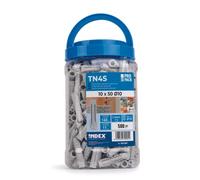 Index TN4S08EP Boîte en plastique avec chevilles en nylon T4S 08 x 040e (contenant 500 unités)