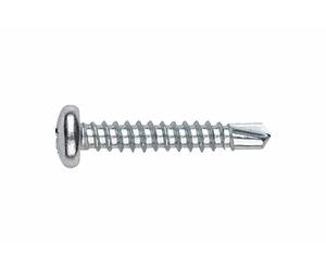 INDEX Vis auto-perceuses filetées à tôle et PVC - Tête bombée - Empreinte Torx/OXBIT - Zinguée 3,5 x 9,5 - Boite de 1000 - Vis, pointes, boulons