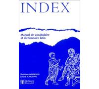 Index : Vocabulaire de base et dictionnaire latin
