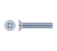 INDEX VT9650430Z - Caja con Ventana. Tornillo rosca métrica con cabeza avellanada Ph. Zincado (M4 x 30, 8 uds.)