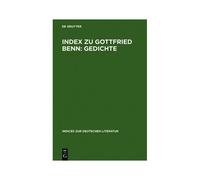 Index Zu Gottfried Benn: Gedichte