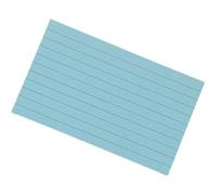 Indexcard 50 feuilles de cartes de notes 3x5 pouces, Blue | Carte d ' étude à lignes larges, carte de notes pour écrire un journal, petits blocs-notes de poche, fournitures