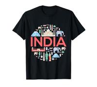 India Concept | Design culturel et artistique inspiré de l'Inde T-Shirt