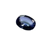INDIA MADE 10,25 Ratti / 9,55 carats. Saphir bleu de Ceylan non traité non chauffé de qualité supérieure I Neelam/Nilam I Pierre précieuse en vrac certifiée par laboratoire B0CPWCFMRS, argent