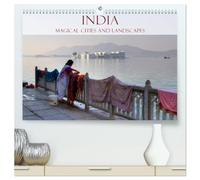 India - Magical Cities and Landscapes (High Quality Premium Wall Calendar 2027 DIN A2 landscape),CALVENDO 12 Month Wall Calendar: A photo journey from North to South of fascinating India.