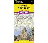 Carte routière - Inde Nord-est | National Geographic