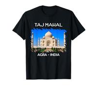 India Shirt - Taj Mahal Mausoleum - T-shirt de voyage touristique T-Shirt