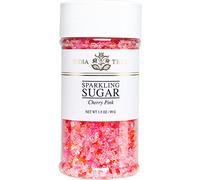 India Tree Cherry Pink Sparkling Sugar, 3.5 Ounce