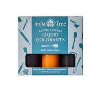 India Tree Nature's Colors - Ensemble de coloration liquide de 35,9 g | Colorant alimentaire naturel, à base de plantes, sans OGM, étiquette propre, rouge-3 gratuits