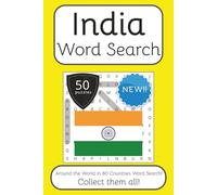 India Word Search Book: Words Search With Easy To Read Print about India, Travel, Culture and More | 6x9 inches, 100 pages | 50 puzzles. Ideal for ... English, Spanish, Italian, French and German.