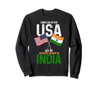 Indian American Mon histoire a commencé dans India Pride Vintage Sweatshirt
