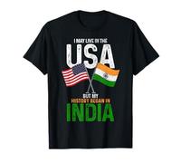 Indian American Mon histoire a commencé dans India Pride Vintage T-Shirt