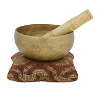 Indian Art bols chantants tibétains pour la méditation et la guérison par vibrations 5 pouces Bouddhisme