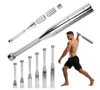 Indian Clubbell Macebell Ajustable 3-8 kg (3/4/5/6/7/8 kg), Mace Bell en Acier Solide, Indian Club Prise Anti-Dérapante pour Musculation Masculine, Entraînement des Épaules, de Prise et Avant-Bras