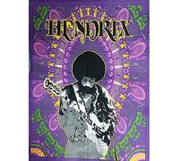 Indian Craft Château Icc Jimi Hendrix Guitare Poster 30 x 40 Décoration Jimmy Hendrix Rock Classique Legend Musique Psychédélique de Bohème Hippie Tapisserie (Hendrix) Violet