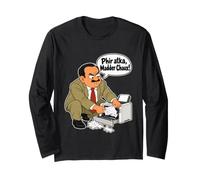 Indian Humor Printer Paper Jam Funny Cartoon Reaction Manche Longue